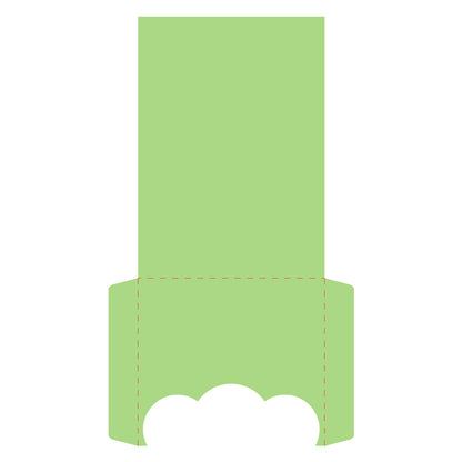 Invitation Sleeve Template for 5x7" Invitation Suite - Wedding Invitation Paper Sleeve SVG Cut File