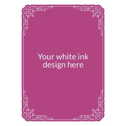 White Ink Print | Signature Design | Semi Custom Table Numbers - Design 13