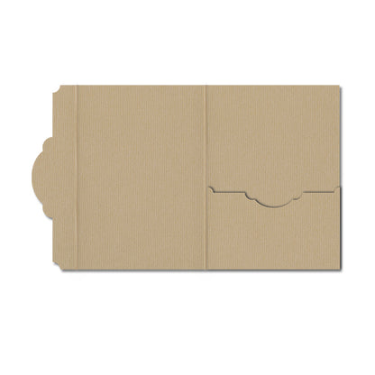 Invitation Pocket Card Template | Ideal for 5x7" Invitations - Cricut Wedding Invitation Pocket SVG