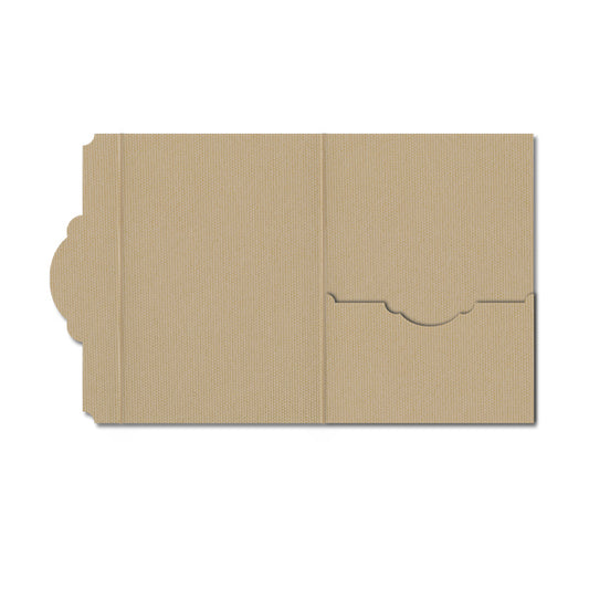 Invitation Pocket Card Template | Ideal for 5x7" Invitations - Cricut Wedding Invitation Pocket SVG