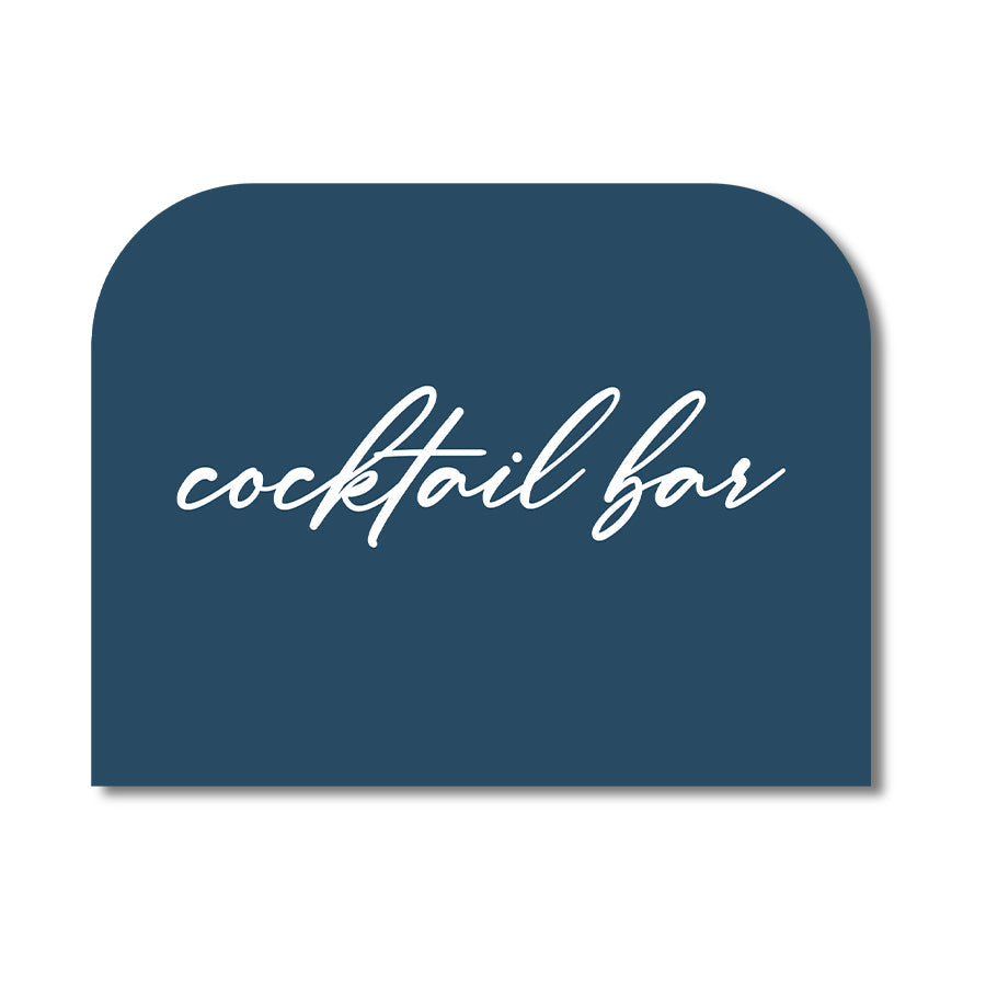 Large Freestanding Contour Cut Signs  - Reverse D