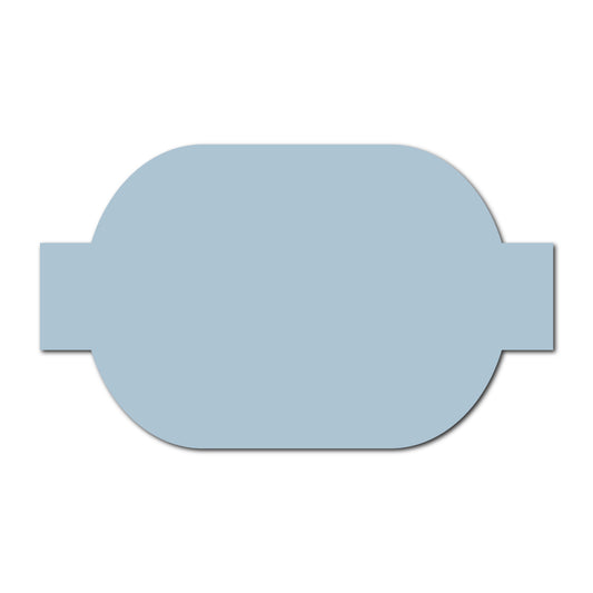 Portrait Wedding Invitation Belly Band SVG Template | Thick Buckle - Shape 13