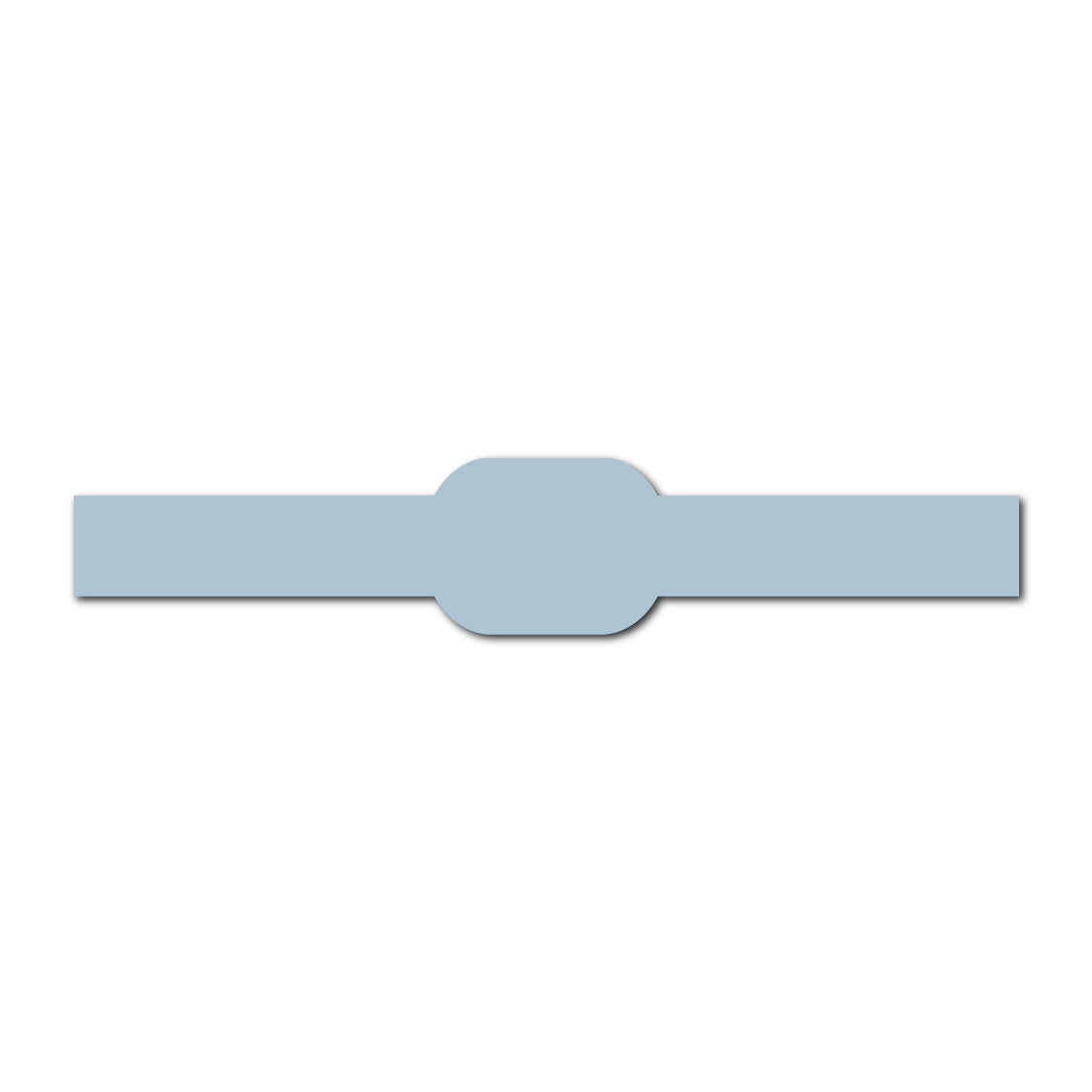 Portrait Wedding Invitation Belly Band SVG Template | Thin - Shape 13