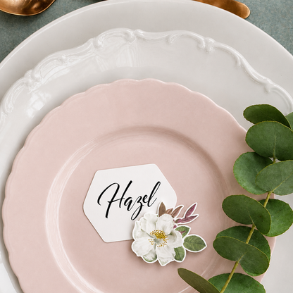 Personalized Wedding Place Cards | Semi-Custom Print | Signature Design 63