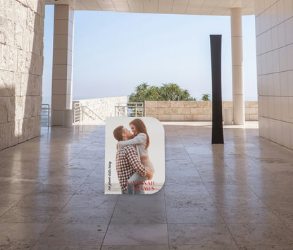 Large Freestanding Photo Board - Reverse D