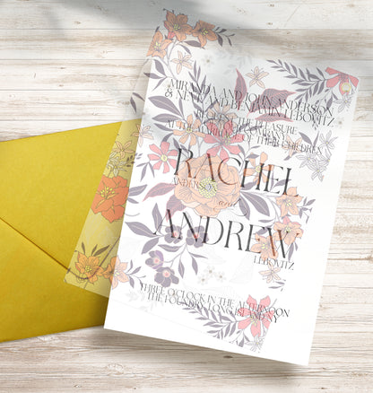 Free Garden-Inspired Vellum Overlay Template | Print-and-Cut PNG & Printable PDF - Design 14
