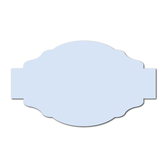 Portrait Wedding Invitation Belly Band SVG Template | Thick Buckle - Shape 14