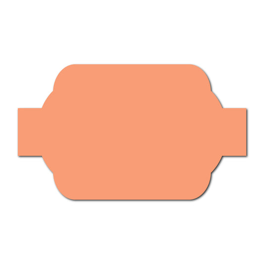 Portrait Wedding Invitation Belly Band SVG Template | Thick Buckle - Shape 15