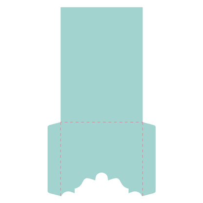Invitation Sleeve Template for 5x7" Invitation Suite - Free 5x7 Invitation Sleeve SVG for Silhouette Cameo