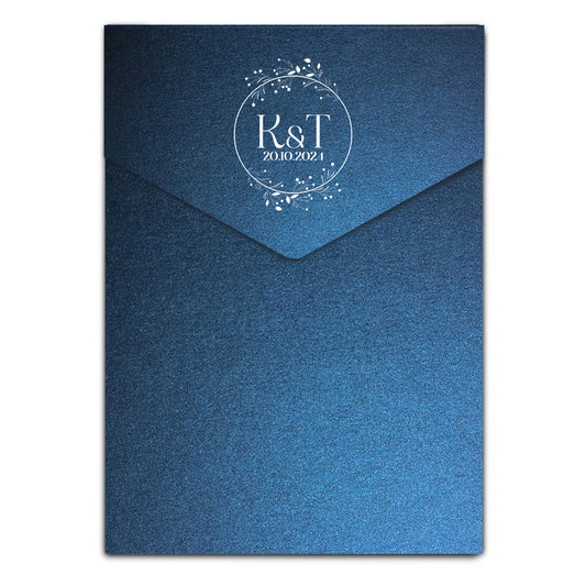 Envelope Printing | White Ink Print | Thick Shimmer Cardstock (A1 - 3.625 x 5.125 in)