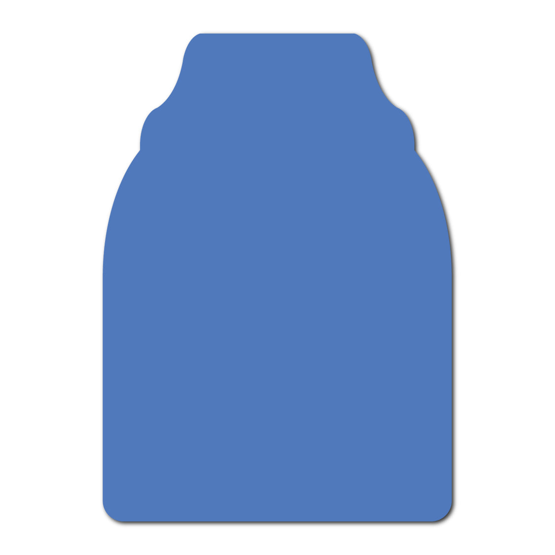 Shaped Folded Wedding Place Card SVG | Tent Place Card Template - Shape 16