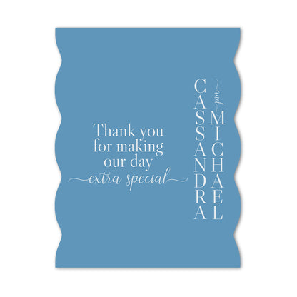 Extra Large Freestanding Contour Cut Signs  - Full Wavy