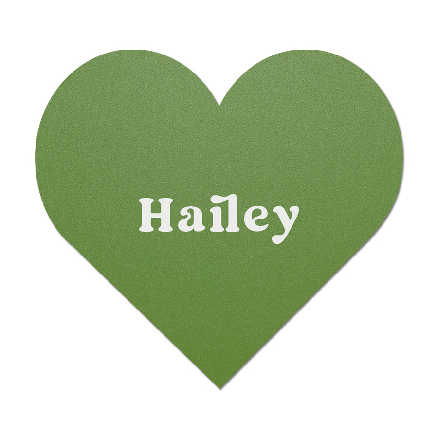 Personalized Wedding Place Cards | Fully Custom White Ink Print | Signature Shape 17