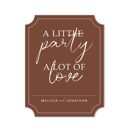 Medium Freestanding Contour Cut Signs  - Classic