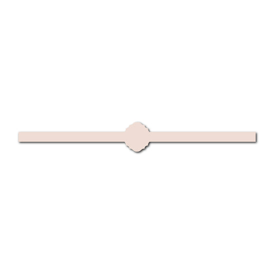 Portrait Wedding Invitation Belly Band SVG Template | Skinny - Shape 18