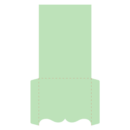 Invitation Sleeve Template for 5x7" Invitation Suite - Free 5x7 Invitation Sleeve SVG for Silhouette Cameo