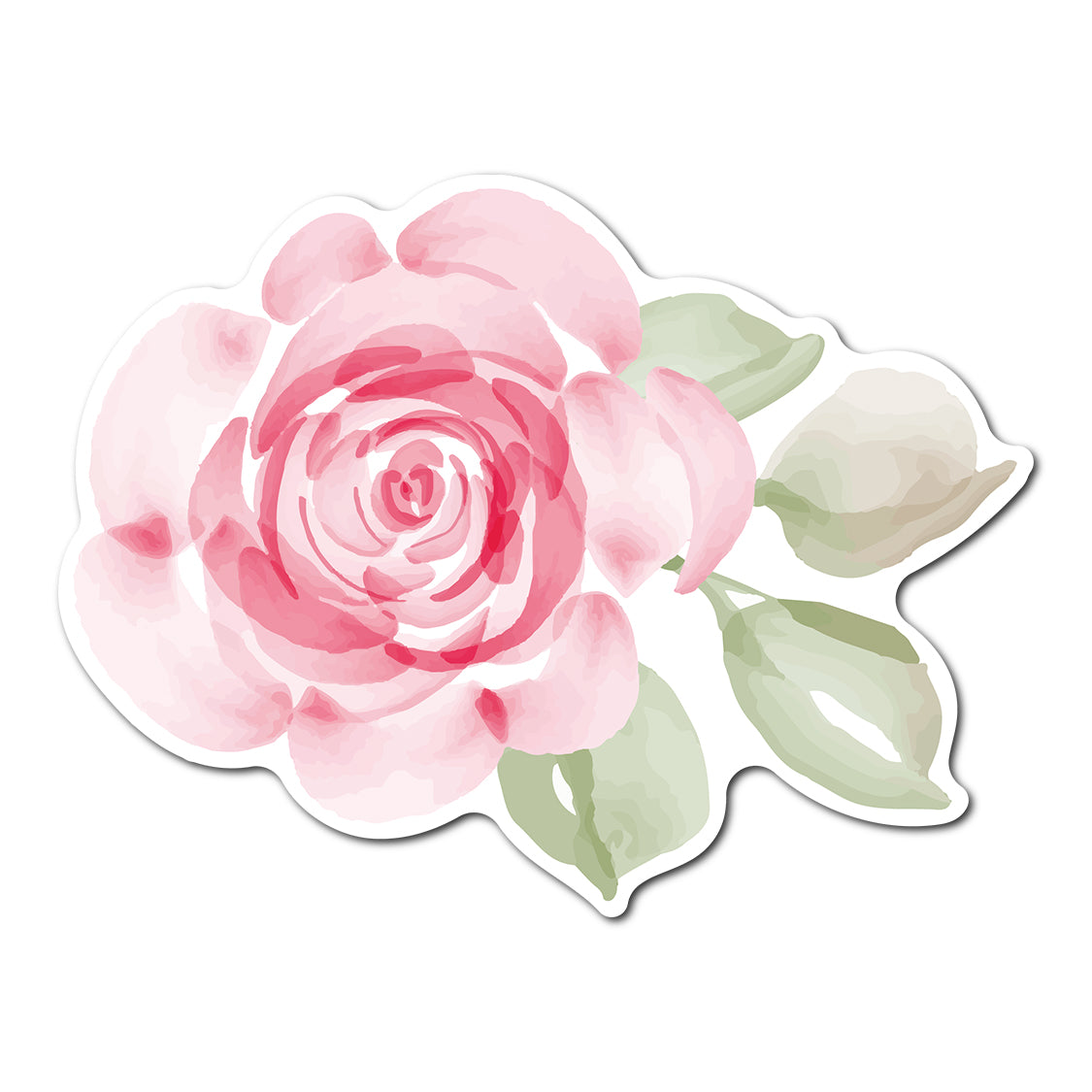 Free Watercolor Floral Place Card Accent PNG | Print-and-Cut Wedding Template - Design 1