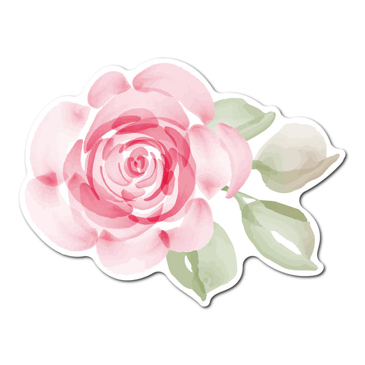 Free Watercolor Floral Place Card Accent PNG | Print-and-Cut Wedding Template - Design 1