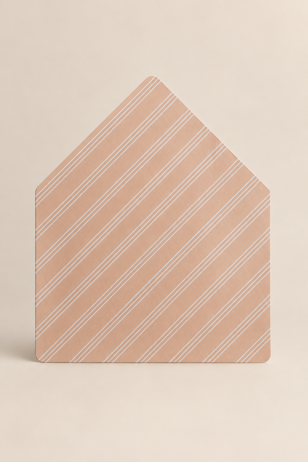 Neutral Stripe Envelope Liner PNG Template for Cricut | Print and Cut Wedding Envelope Liner Template - Isabel Collection