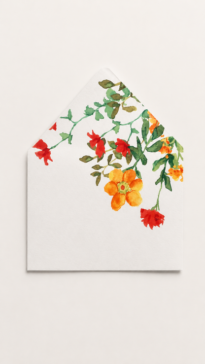Wedding Print-and-Cut PNG Template Bundle | Floral DIY Invitation & Wedding Stationery Suite - Blythe Collection