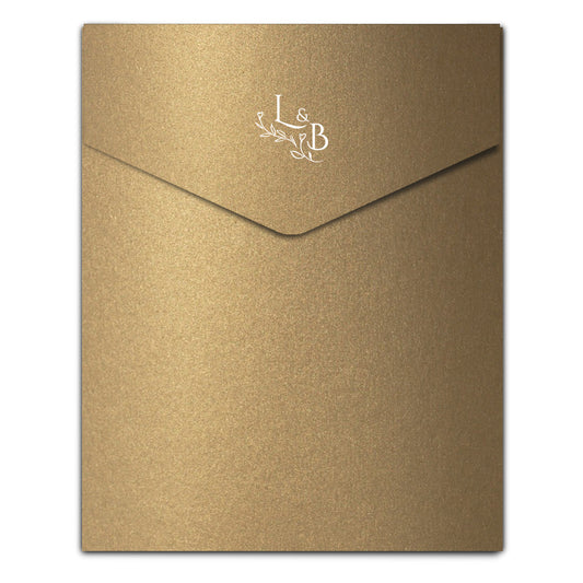 Envelope Printing | White Ink Print | Thick Shimmer Cardstock (A6 - 6 x 9 in)
