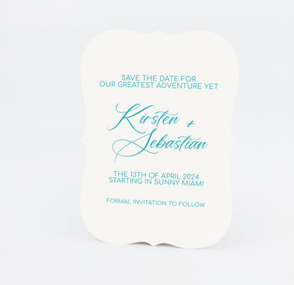 Standard Print Flat Card - Bracket Shape