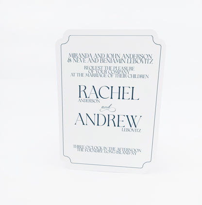 Standard Print Flat Card - Double Round Shape