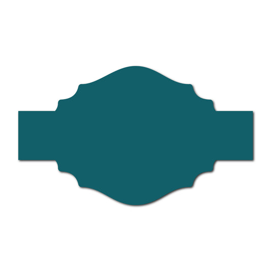 Portrait Wedding Invitation Belly Band SVG Template | Thick Buckle - Shape 20