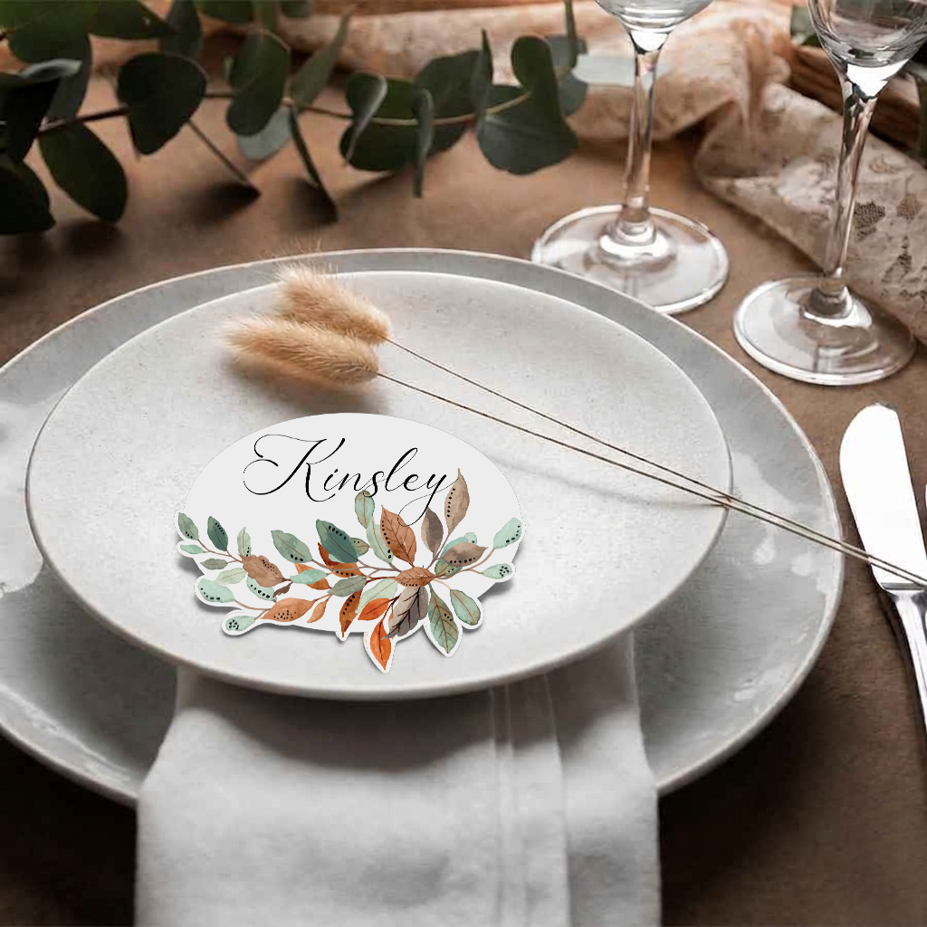 Personalized Wedding Place Cards | Semi-Custom Print | Signature Design 70