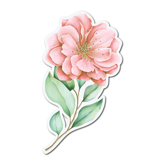 Free Watercolor Floral Place Card Accent PNG | Print-and-Cut Wedding Template - Design 20