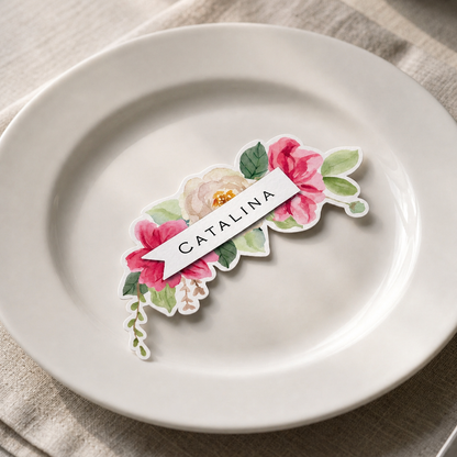 Personalized Wedding Place Cards | Semi-Custom Print | Signature Design 71