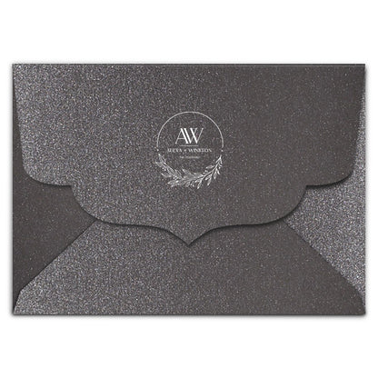 Envelope Printing | White Ink Print | Thick Shimmer Cardstock (B2 - 5.75 x 4.5 in)