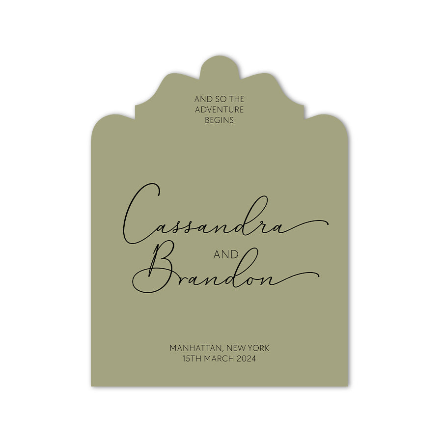 Extra Large Freestanding Contour Cut Signs  - Opulent