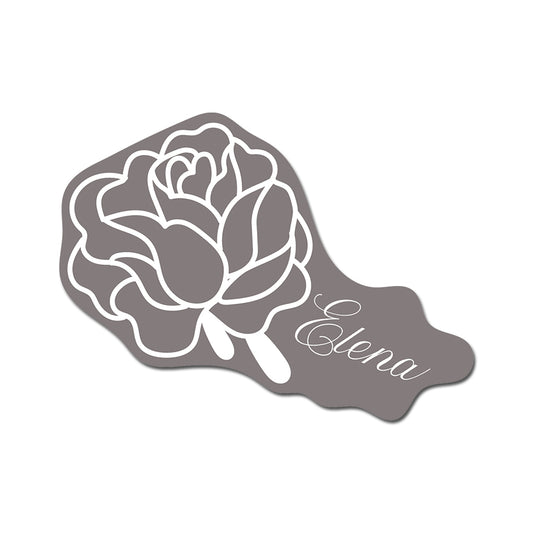 Personalized Wedding Place Cards | Semi-Custom White Ink Print | Signature Design 123