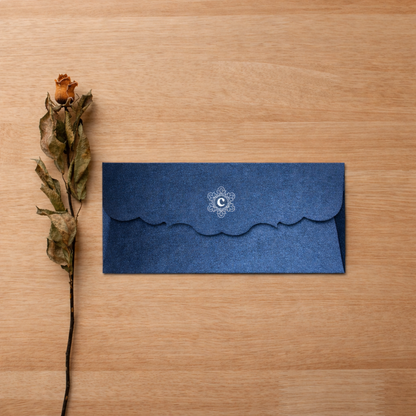 Envelope Printing | White Ink Print | Thick Shimmer Cardstock (B5 - 3 x 6.5 in)