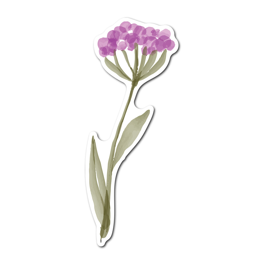Free Watercolor Floral Place Card Accent PNG | Print-and-Cut Wedding Template - Design 28