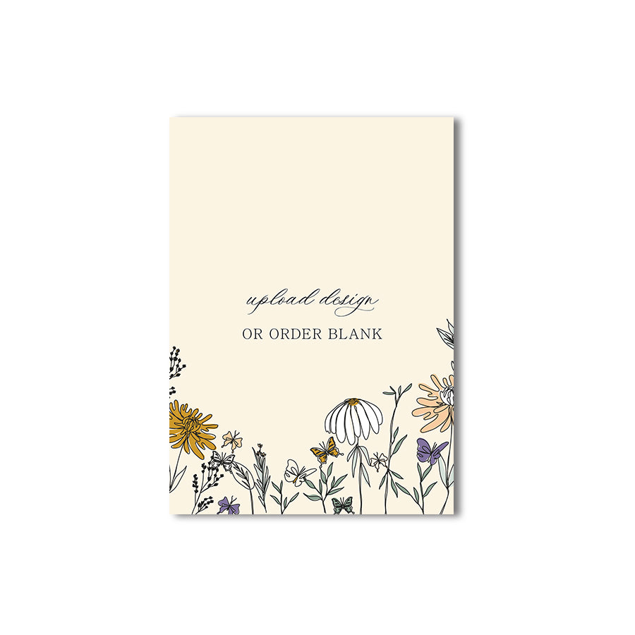 Custom Wedding Prints on Rectangle Cardstock
