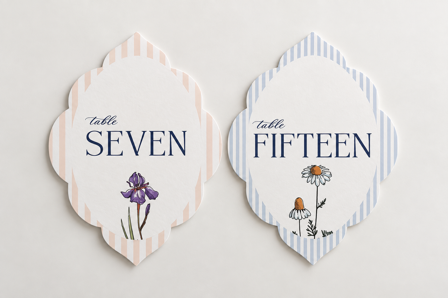 Botanical Wildflower Wedding Stationery PNG Template Bundle | Complete Print and Cut Wedding Suite - Keisha Collection