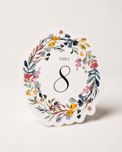 Watercolor Floral Wedding Stationery Bundle | Print-and-Cut PNG Templates | Complete DIY Wedding Suite - Cassandra Collection