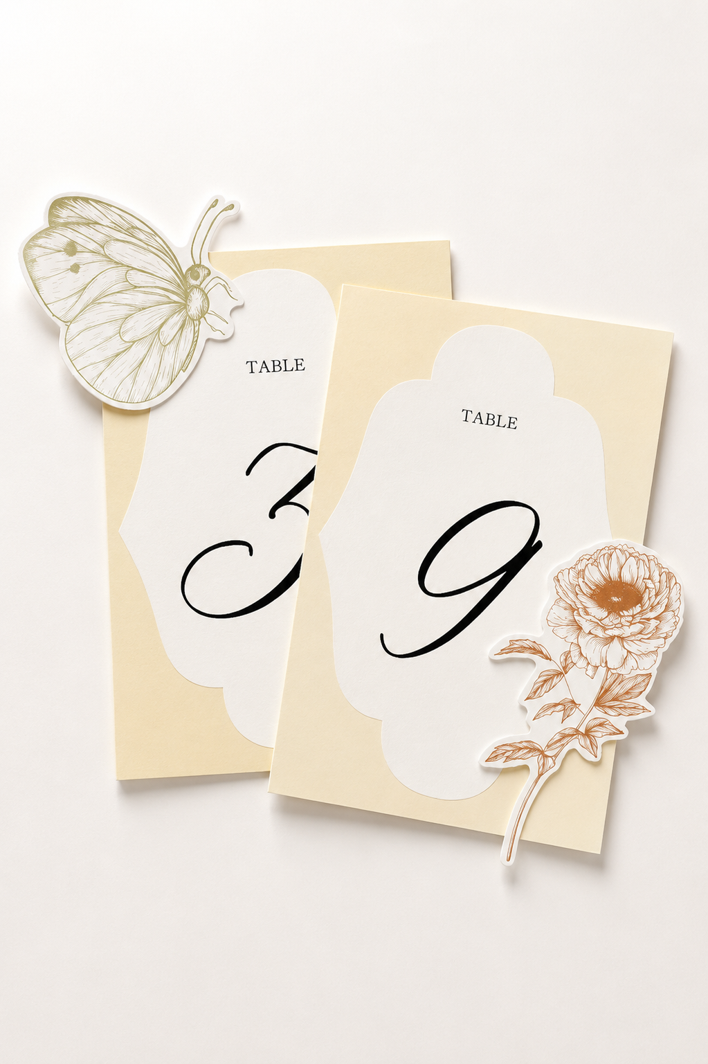 Complete Garden Floral Wedding Stationery Bundle | Print-and-Cut PNG Templates for Invitations, Signs, Menus & More - Catherine Collection