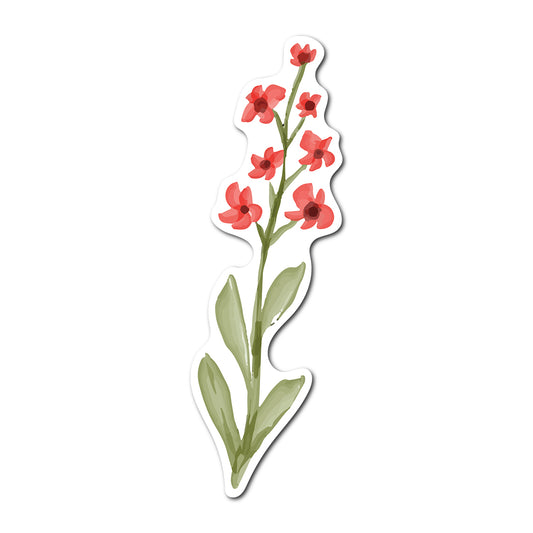 Free Watercolor Floral Place Card Accent PNG | Print-and-Cut Wedding Template - Design 33