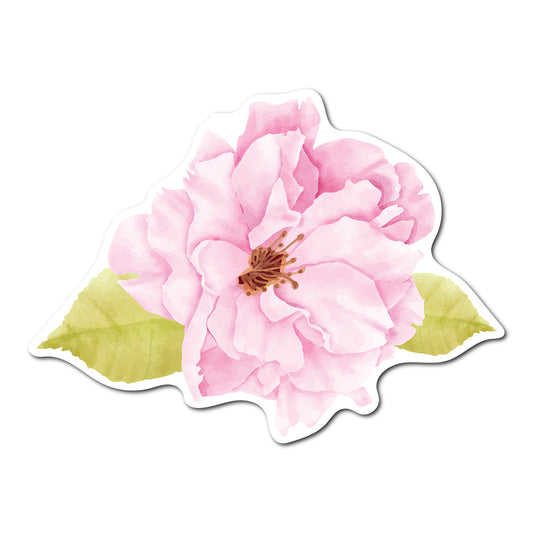 Free Watercolor Floral Place Card Accent PNG | Print-and-Cut Wedding Template - Design 34
