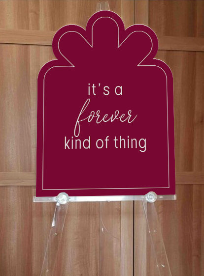 Extra Large Freestanding Contour Cut Signs  - Noble