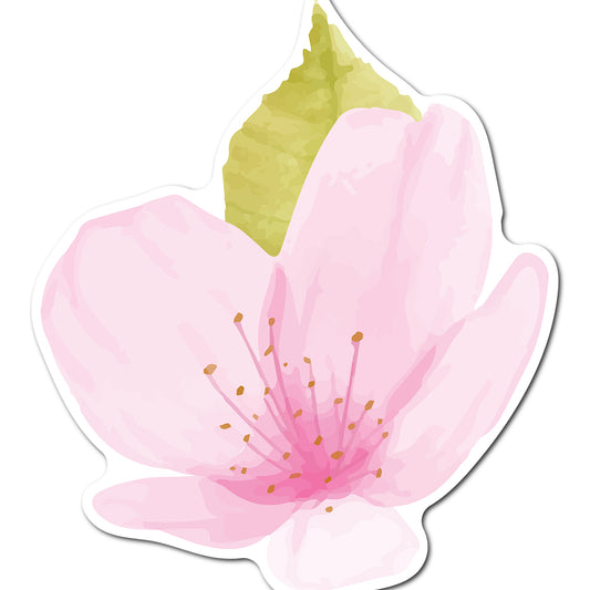 Free Watercolor Floral Place Card Accent PNG | Print-and-Cut Wedding Template - Design 36