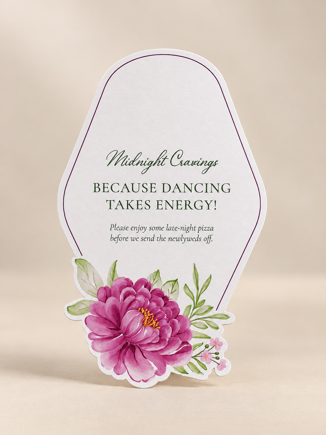 Set of 3 Floral Layered Wedding Table Signage PNG Templates for Cricut | Print and Cut Wedding Signs - Chloe Collection