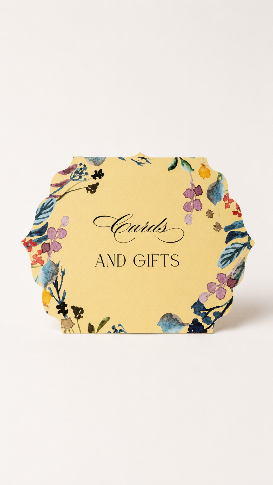 Watercolor Floral Wedding Stationery Bundle | Print-and-Cut PNG Templates | Complete DIY Wedding Suite - Cassandra Collection