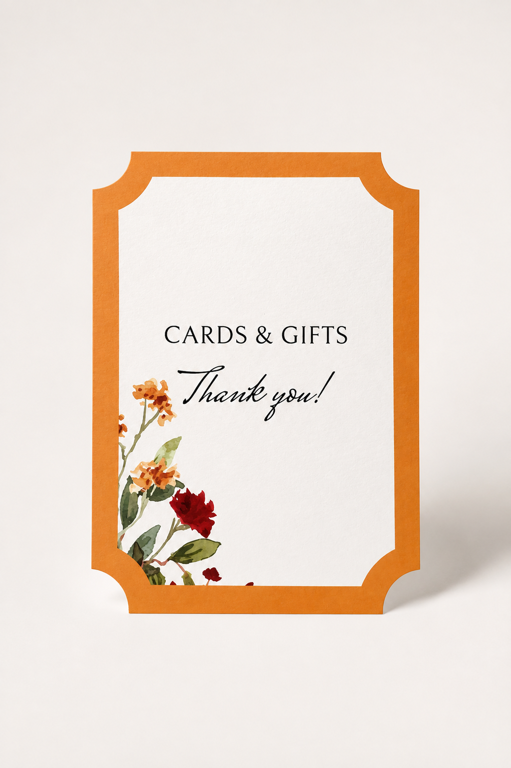 Wedding Table Sign PNG Templates | 2 Piece Print-and-Cut Wedding Signage Set - Blythe Collection