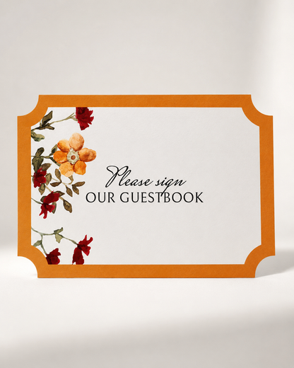 Wedding Table Sign PNG Templates | 2 Piece Print-and-Cut Wedding Signage Set - Blythe Collection