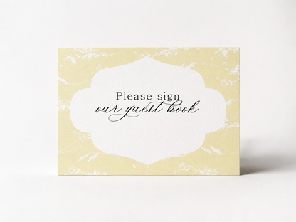 Complete Garden Floral Wedding Stationery Bundle | Print-and-Cut PNG Templates for Invitations, Signs, Menus & More - Catherine Collection