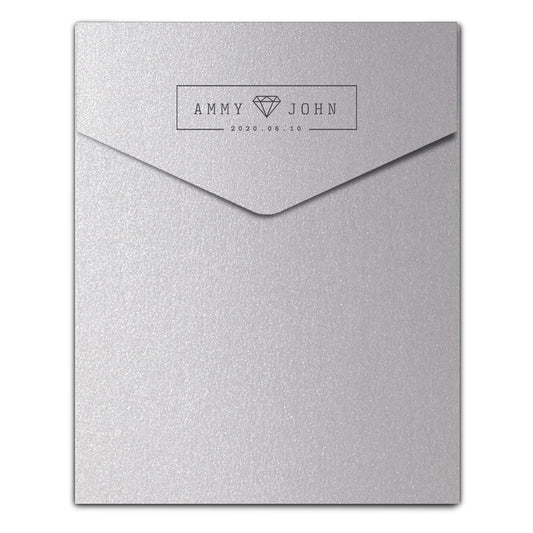 Envelope Printing | Colored Ink Print | Thick Shimmer Cardstock (A1 - 3.625 x 5.125 in)